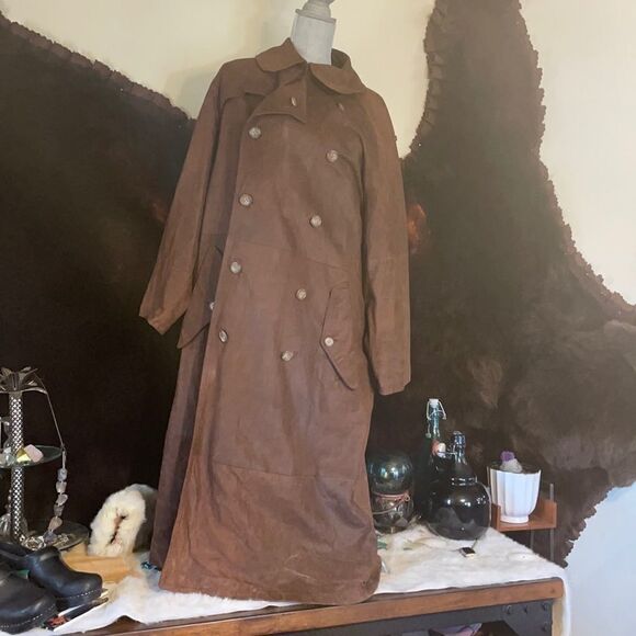 Sawyer of Napa leather duster M (3832) - Picture 1 of 13